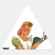 Vintage de los pegatinas de la cocina que cocina l