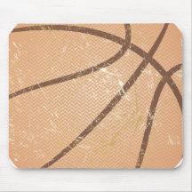 vintage del baloncesto tapetes de ratones
