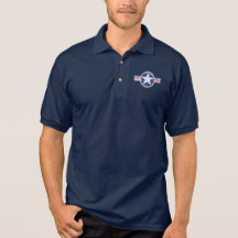 Vintage del cuerpo de aire del ejército camisetas