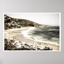 Vintage del Laguna Beach Impresiones