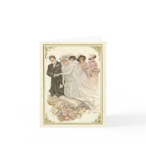 Vintage, Edwardian que casa Notecard tarjetas