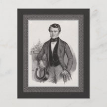 Vintage elegante del caballero hermoso de Biederme Tarjetones