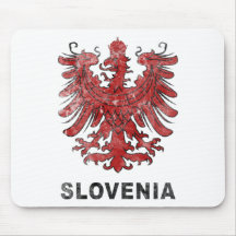 Vintage Eslovenia Eagle Alfombrilla De Ratón
