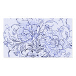 Vintage floral tarjetas personales