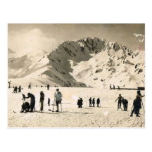 Vintage Francia Superbagneres Tarjeta Postal