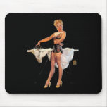 Vintage Gil retro Elvgren que plancha al chica mod Tapete De Raton