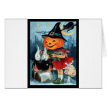 Vintage Halloween Felicitación