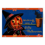 Vintage Halloween Felicitacion