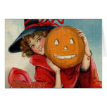 Vintage Halloween Tarjetas