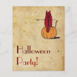 Vintage Halloween Tarjetas Informativas