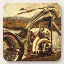 Vintage Harley Davidson Posavasos De Bebidas