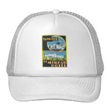 Vintage hotel del EL Minzah de Tánger, Marruecos Gorras De Camionero
