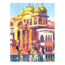 Vintage la India Postal