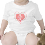 Vintage Loveheart Camiseta