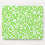 Vintage Mousepad floral verde