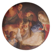 Vintage: Navidad - Plato Para Fiesta