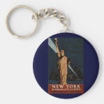 Vintage New York City Llaveros Personalizados