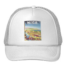 Vintage Niza Francia Gorro De Camionero