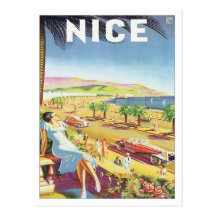 Vintage Niza Francia Postales