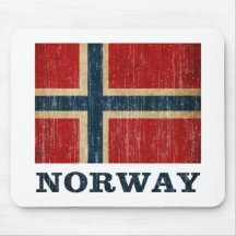 Vintage Noruega Alfombrillas De Ratón