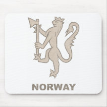 Vintage Noruega Tapete De Raton