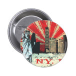 Vintage NY en rojo Pins