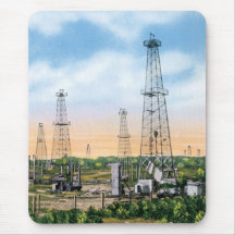 Vintage Oklahoma Alfombrillas De Ratón