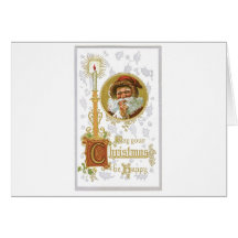 Vintage Papá Noel Tarjetas