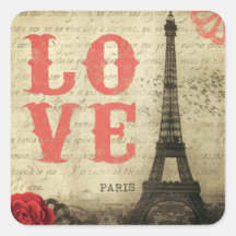 Vintage París Etiquetas