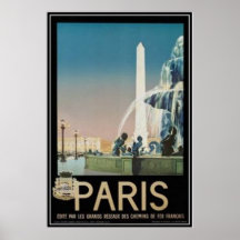 Vintage París, Francia - Posters