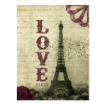 Vintage París Postal