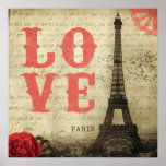 Vintage París Poster