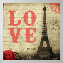 Vintage París Poster