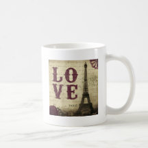 Vintage París Taza