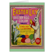 Vintage Pascua Felicitacion
