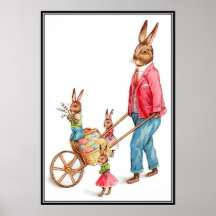 Vintage: pascua - poster