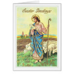 Vintage Pascua Tarjetas