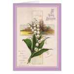Vintage Pascua Tarjeton