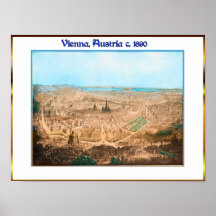 Vintage poster de Viena imperial, Austria