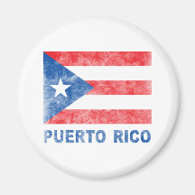 Vintage Puerto Rico Iman De Frigorífico