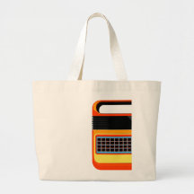 Vintage retro del adorno del videojuego para el bo bolsas lienzo