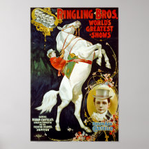 Vintage Ringling Bros. Las demostraciones más gran Impresiones