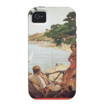 Vintage Santa Margherita Ligure Case-Mate iPhone 4 Funda