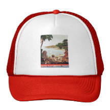 Vintage Santa Margherita Ligure Gorro De Camionero