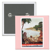 Vintage Santa Margherita Ligure Pins