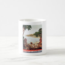 Vintage Santa Margherita Ligure Taza De Café