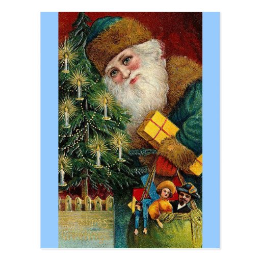 Vintage Santa - navidad Tarjetas Postales
