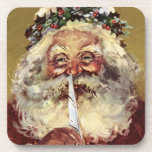 Vintage Santa Posavasos De Bebidas
