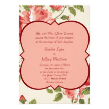 Vintage subió casando la invitación