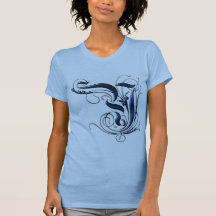 Vintage Y inicial Camiseta